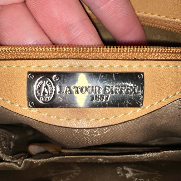 Vintage La Tour Eiffel Paris 1887 Shoulder Bag Handbag - Picture 10 of 11
